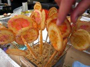 home-made lollipops