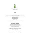 Duffy Menu