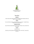 Wilson Menu